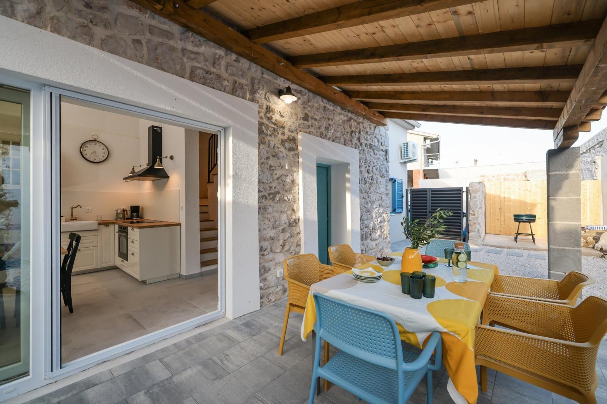Vila Stone House Lole Ražanac Exteriér fotografie