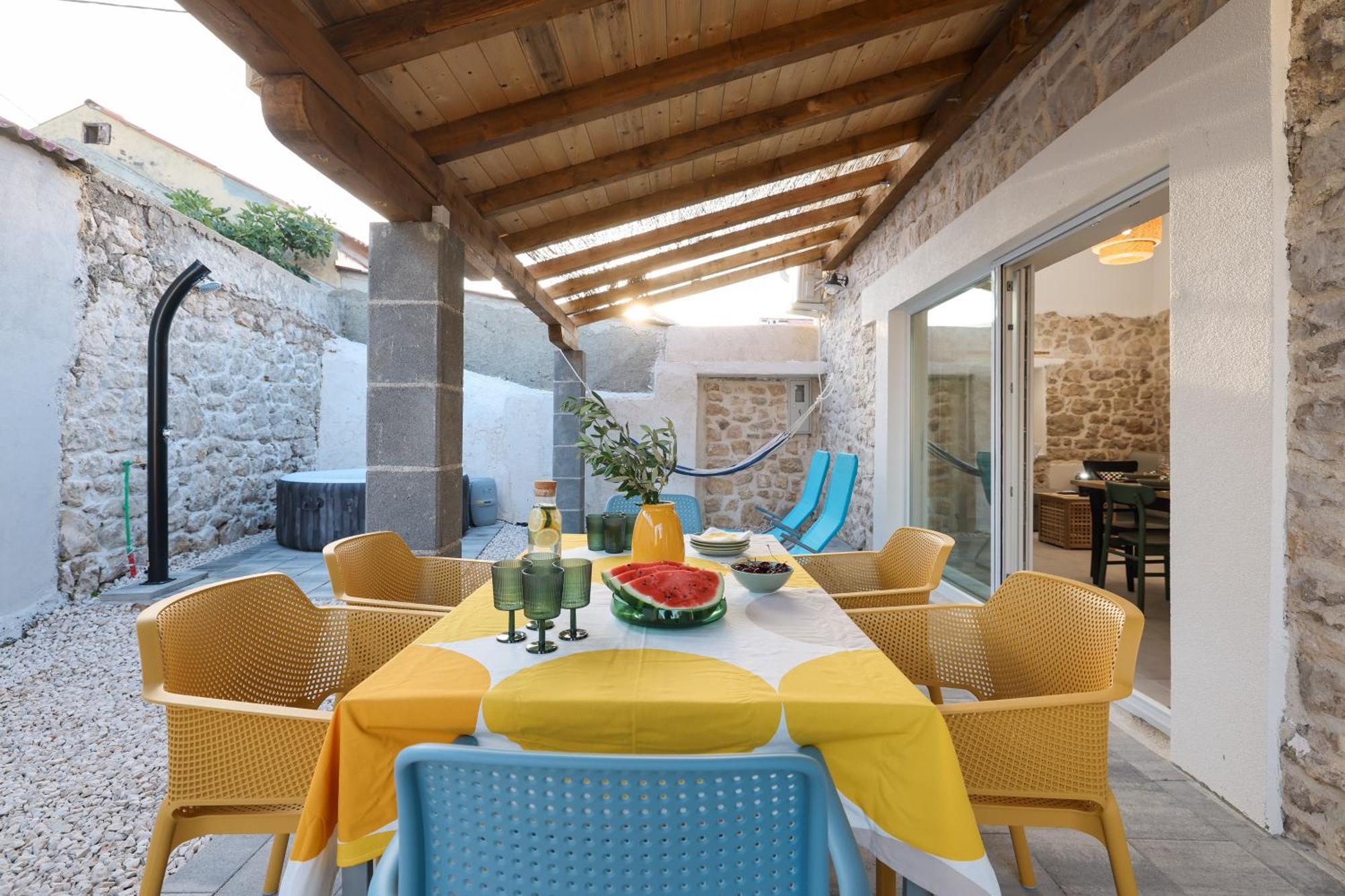 Vila Stone House Lole Ražanac Exteriér fotografie