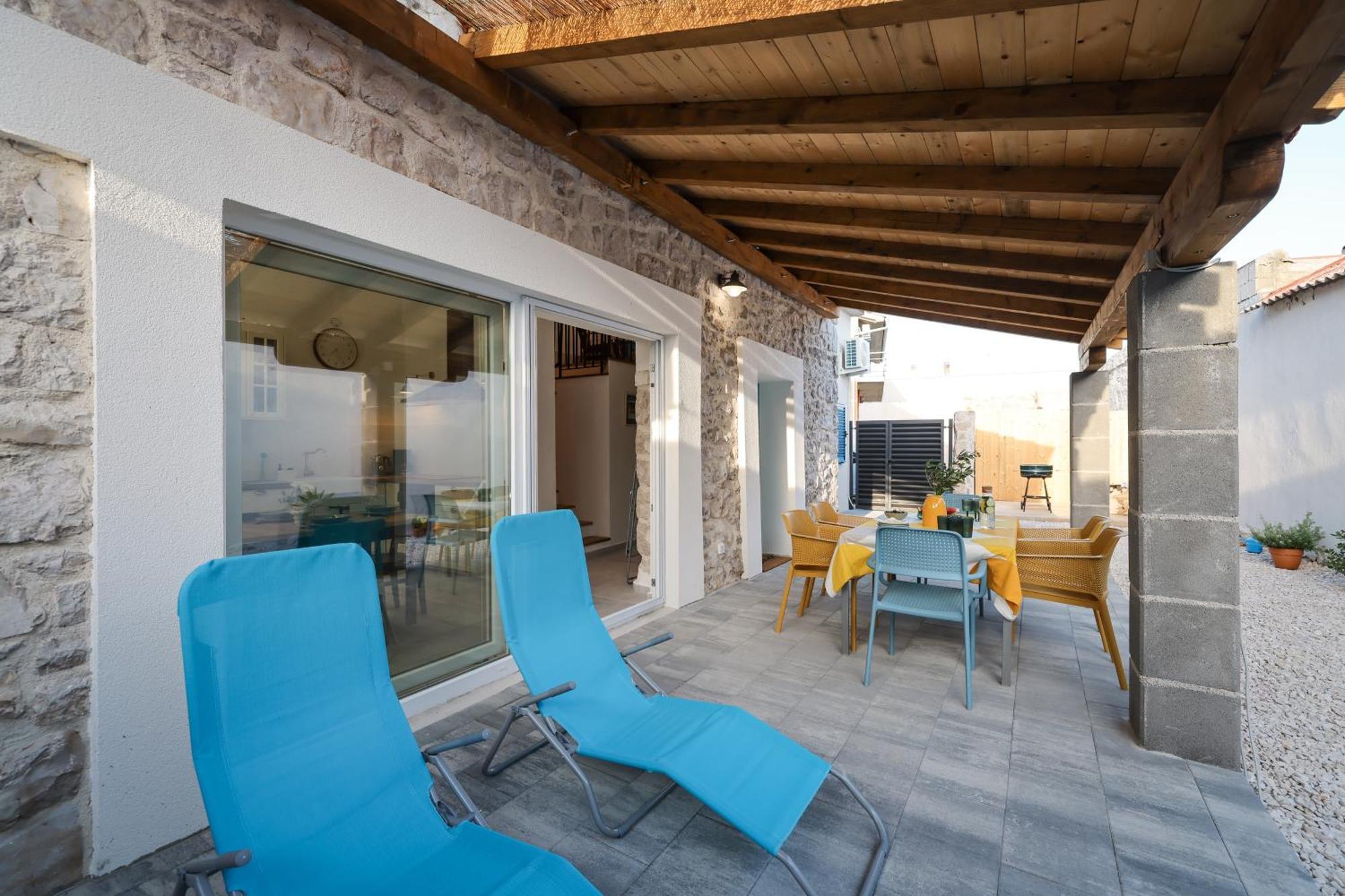 Vila Stone House Lole Ražanac Exteriér fotografie