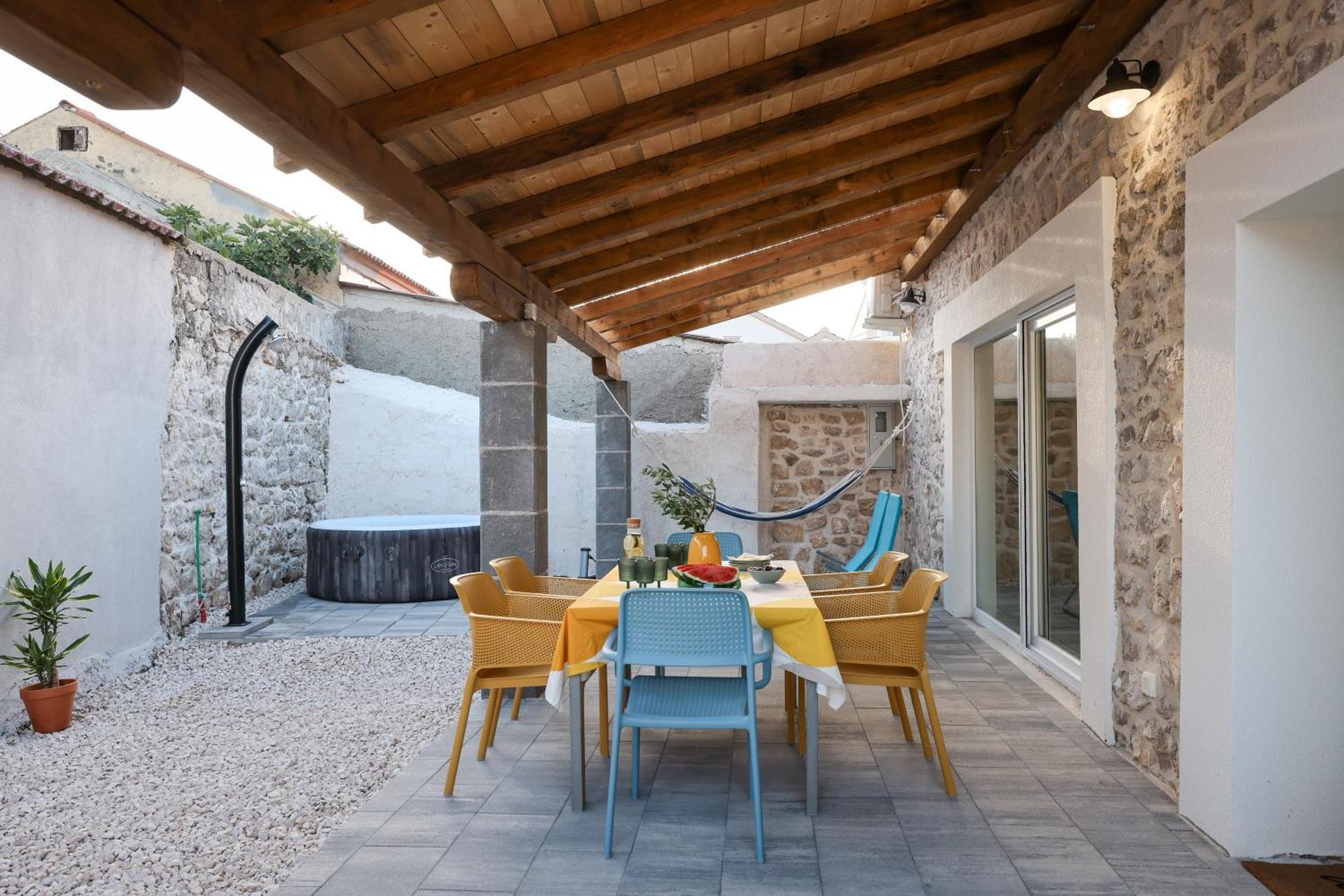 Vila Stone House Lole Ražanac Exteriér fotografie